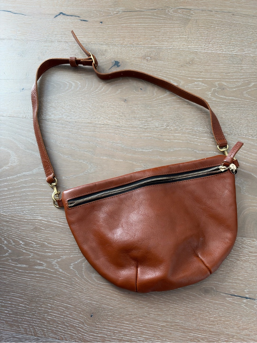 Clare V. Grande Fanny Tan Leather Like New